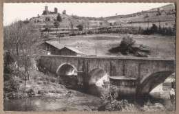 CPSM 48 - LUC - Le Pont Sur L'Allier Et Le Vieux Château - TB PLAN Cours D'eau + Edifice + Jolie Oblitération Verso - Autres & Non Classés