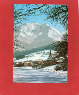 74-----COMBLOUX---Vue Sur Le Village Dans Le Fond Le MONT-BLANC---voir 2 Scans - Combloux