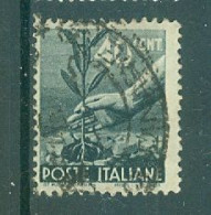 ITALIE - N°484 Oblitéré - Série Courante. Democratica. - 1946-60: Afgestempeld