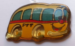 YY223 Pin's Car Bus Autobus Des PTT LA POSTE  Achat Immédiat - Transportes