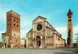 ITALIE - Verona - Basilique De St Zeno - Vue Générale - Animé - Carte Postale Ancienne - Verona