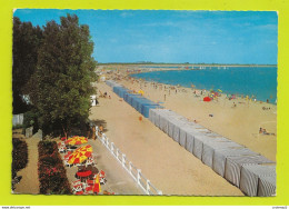 85 LA TRANCHE SUR MER La Plage En 1966 Filet De Volley PUB Bière La Meuse Cabines Timbre Coopération Vendée N°3073 - La Tranche Sur Mer