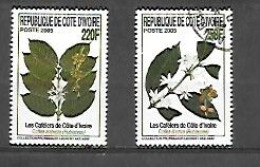 TIMBRE OBLITERE DE COTE D'IVOIRE DE 2005 N° MICHEL 1477/78 - Ivoorkust (1960-...)