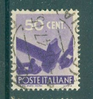 ITALIE - N°485 Oblitéré - Série Courante. Democratica. - 1946-60: Usados