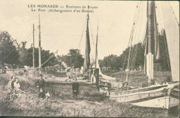 CP CPA Les Monards Environs De Royan Le Port Déchargement D'un Bateau - Other & Unclassified