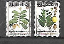 TIMBRE OBLITERE DE COTE D'IVOIRE DE 2005 N° MICHEL 1473/74 - Ivoorkust (1960-...)