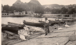 Photographie Vintage Photo Snapshot Suisse Neuchâtel - Plaatsen