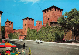 ITALIE - Verona - Vue Sur Le Château Scaligero - Animé - Vue Panoramique - Carte Postale Ancienne - Verona
