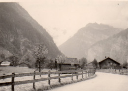 Photographie Vintage Photo Snapshot Suisse Brummelbach Lauterbrunen - Plaatsen