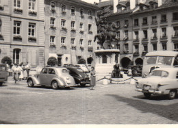 Photographie Vintage Photo Snapshot Suisse Bern Munsterplatz - Plaatsen