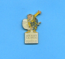 Rare Pins Arnay Le Duc Cote D'or  E164 - Ciudades