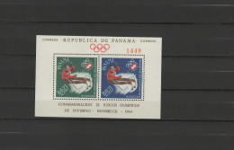 Panama 1963 Olympic Games Innsbruck S/s MNH - Winter 1964: Innsbruck