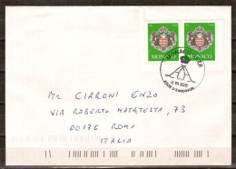 (St.Post).Monaco.2005.Primo Giorno D'emissione.Lettera Per L'estero (43-20) - Cartas & Documentos