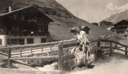 Photographie Vintage Photo Snapshot Suisse Valais Zermatt - Lieux