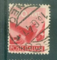 ITALIE - N°487 Oblitéré - Série Courante. Democratica. - 1946-60: Oblitérés
