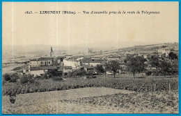 CPA 69 LIMONEST Rhône - Vue D'ensemble Prise De La Route De Poleymieux - Limonest