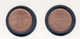 Finlande, Finland, 1 Penni 1967, KM# 44, - Finlande