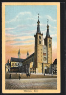AK Würzburg, Dom In Der Dämmerung  - Würzburg