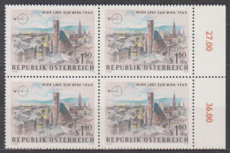1964 , Internationale Briefmarkenausstellung WIPA 1965 , Wien ( Mi.Nr.: 1164 ) (4) 4-er Block Postfrisch ** - Neufs