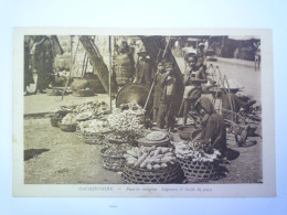 2024 - 1879  COCHINCHINE  :  Marché Indigène. Légumes Et Fruits Du Pays   XXX - Viêt-Nam