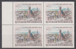1964 , Internationale Briefmarkenausstellung WIPA 1965 , Wien ( Mi.Nr.: 1164 ) (6) 4-er Block Postfrisch ** - Unused Stamps