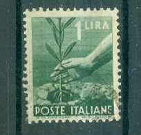 ITALIE - N°488 Oblitéré - Série Courante. Democratica. - 1946-60: Afgestempeld