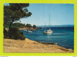 83 ILE DE PORQUEROLLES La Pointe BONRENAUD Postée Du Lavandou En 1970 Beau Yacht - Porquerolles