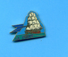 Rare Pins La Poste Bateau Voilier Ancien  Egf E171 - Post