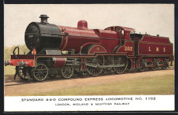 Pc Standard 4-4-0 Compound Express Locomotive No. 1102, LMS  - Trains