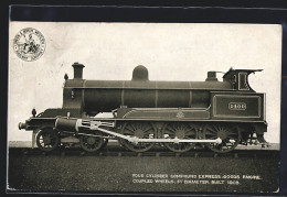 Pc Four Cylinder Compound Express Goods Engine, Coupled Wheels, No. 1400, Englische Eisenbahn  - Trenes