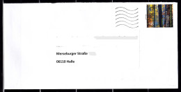 MiNr. 3087, UNESCO-Welterbe: Alte Buchenwälder Deutschlands, Auf Großbrief Von BZ 40 Nach Halle; E-60 - Cartas & Documentos