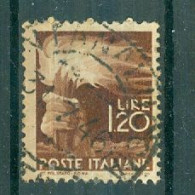 ITALIE - N°489 Oblitéré - Série Courante. Democratica. - 1946-60: Usados