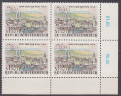 1964 , Internationale Briefmarkenausstellung WIPA 1965 , Wien ( Mi.Nr.: 1165 ) (4) 4-er Block Postfrisch ** - Unused Stamps