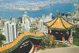 HONG KONG, China - Hong Kong & Kowloon From The Peak  ( 2 Scans ) - Chine (Hong Kong)