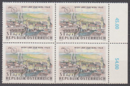 1964 , Internationale Briefmarkenausstellung WIPA 1965 , Wien ( Mi.Nr.: 1165 ) (6) 4-er Block Postfrisch ** - Neufs