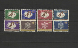 Paraguay 1963 Olympic Winter Games Set Of 8 MNH - Invierno 1964: Innsbruck