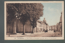 CP - 59 - Le Quesnoy - Rue Thiers - Monument Des 84°, 284° Et 4° Teritoriaux - Le Quesnoy