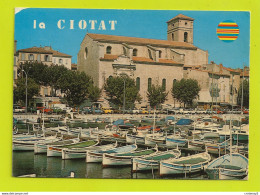 13 LA CIOTAT Un Coin Du Port Eglise Notre Dame En 1985 Bateaux De Pêche Voir Dans Description Renault 4L Citroën GS - La Ciotat