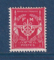 France - Franchise Militaire - FM - YT N° 12 ** - Neuf Sans Charnière - 1946 à 1958 - Military Postage Stamps