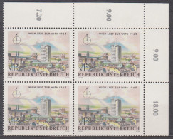 1964 , Internationale Briefmarkenausstellung WIPA 1965 , Wien ( Mi.Nr.: 1166 ) (2) 4-er Block Postfrisch ** - Neufs