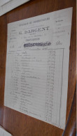CHATEAUDUN  G DARGENT  EPICERIE ET COMESTIBLES - 1900 – 1949