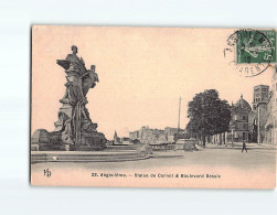 ANGOULEME : Statue De Carnot Et Boulevard Desaix - état - Angouleme