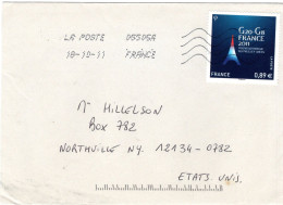 79067 - Frankreich - 2011 - €0,89 G20&G8-Treffen EF A LpBf 05505A -> Northville, NY (USA) - Covers & Documents