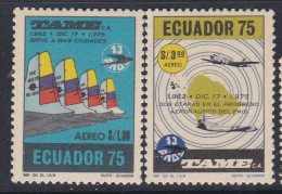 TAME, Military Transport Airline, 13th Anniversary - 1975 - MNH - Ecuador