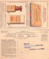 014676 "LABORATORIO CHIMICO FARMACEUTICO GIORGIO ZOJA - MILANO - GENETINA - BOLLETTINO MENSILE 1931"  PUBBLIC. - Pubblicitari