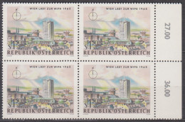 1964 , Internationale Briefmarkenausstellung WIPA 1965 , Wien ( Mi.Nr.: 1166 ) (5) 4-er Block Postfrisch ** - Unused Stamps