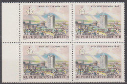 1964 , Internationale Briefmarkenausstellung WIPA 1965 , Wien ( Mi.Nr.: 1166 ) (7) 4-er Block Postfrisch ** - Unused Stamps