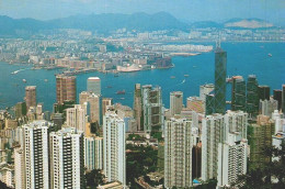 HONG KONG, China - Hong Kong & Kowloon From The Peak  ( 2 Scans ) - China (Hong Kong)
