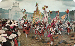 MEXIQUE - Danza Del Fuego En El Carnaval De Chamula - Animé - Colorisé - Carte Postale - Mexiko