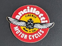 AUTOCOLLANT ANCILLOTTI MOTOR CYCLES MOTO MOTOS - FIRENZE FLORENCE ITALIE ITALIA ITALY - MAGASIN COMMERCE - Autocollants